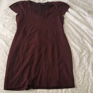 Burgundy formal dress